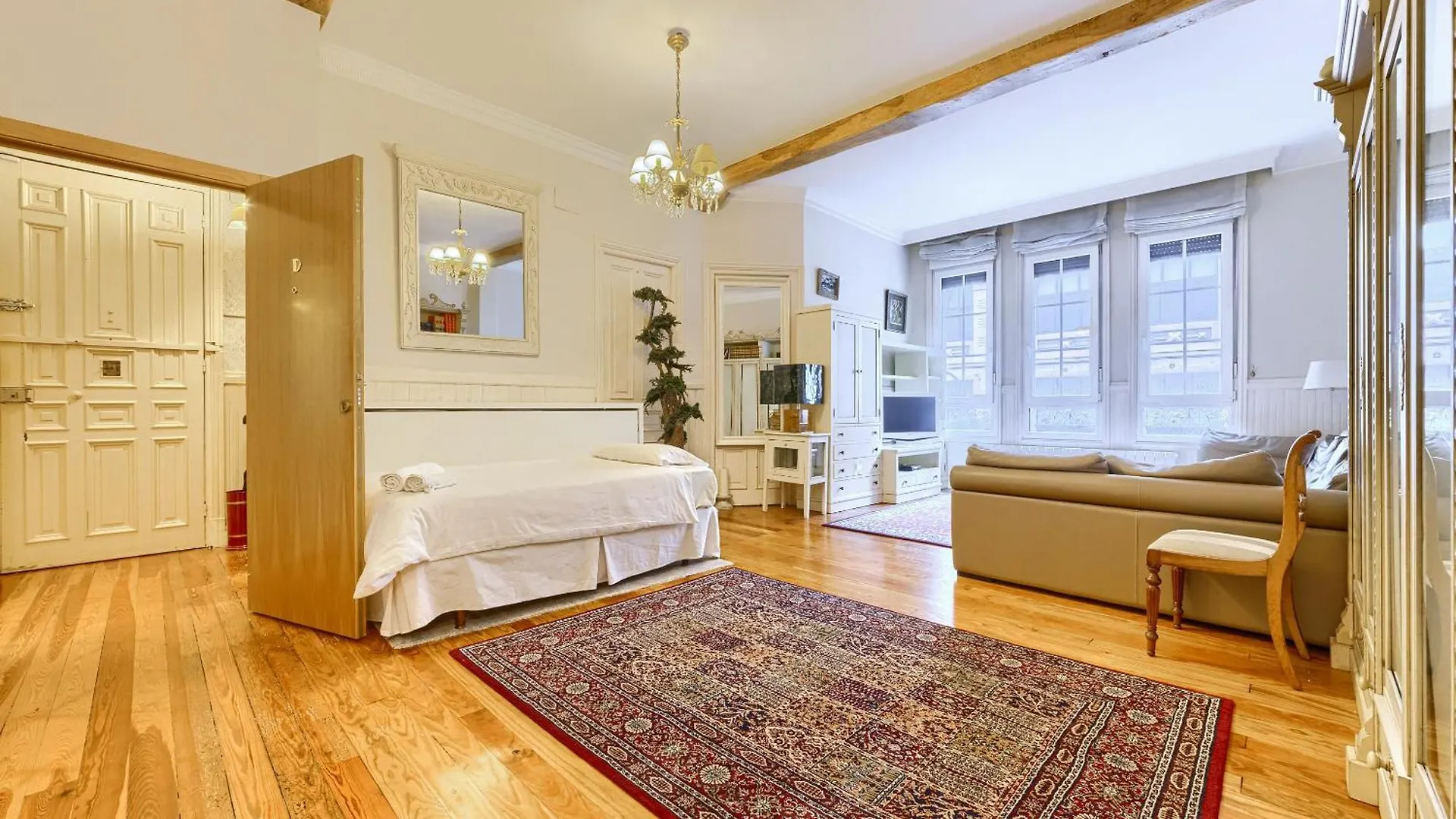 Apartament Casa Abando-Ibarra Senorial Junto Guggenheim Bilbao Hiszpania